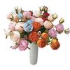 Silk Rose Realistic Floral Arrangement For Wedding And Home Gift Decoration