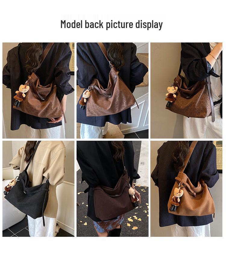 Women's High-End Large-Capacity Tote Bag - 2025 Fashion-Forward, Versatile Crossbody for Autumn/Winter