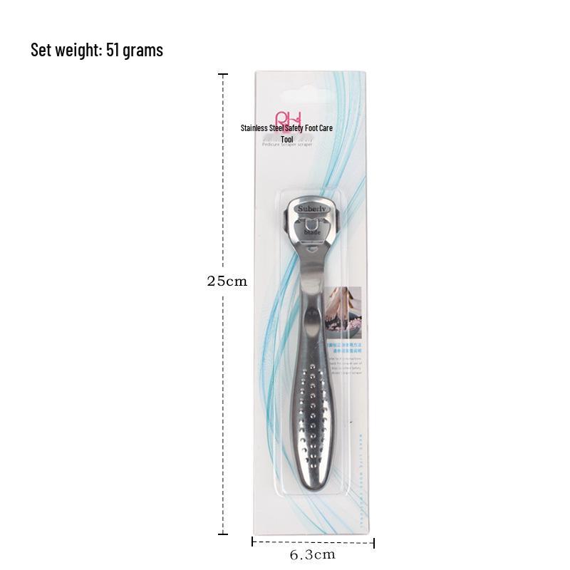 Stainless Steel Cuticle & Callus Remover Foot File Pedicure Tool