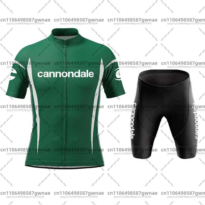 Cannondale Mountain Bike Jersey Set, Reflective Custom Jersey with Bib Shorts Summer Jersey