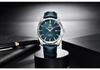 Binyan Men's Fashion Quartz Genuine Leather Waterproof Watch 5163