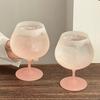 Gradient Color Red Wine Glass Frosted Ice Cream Cup Highball Glass Juice Cup  Wedding