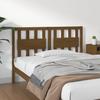 Vidaxl Bed Headboard, Honey Brown, 125.5X4X100 Cm, Pine Wood