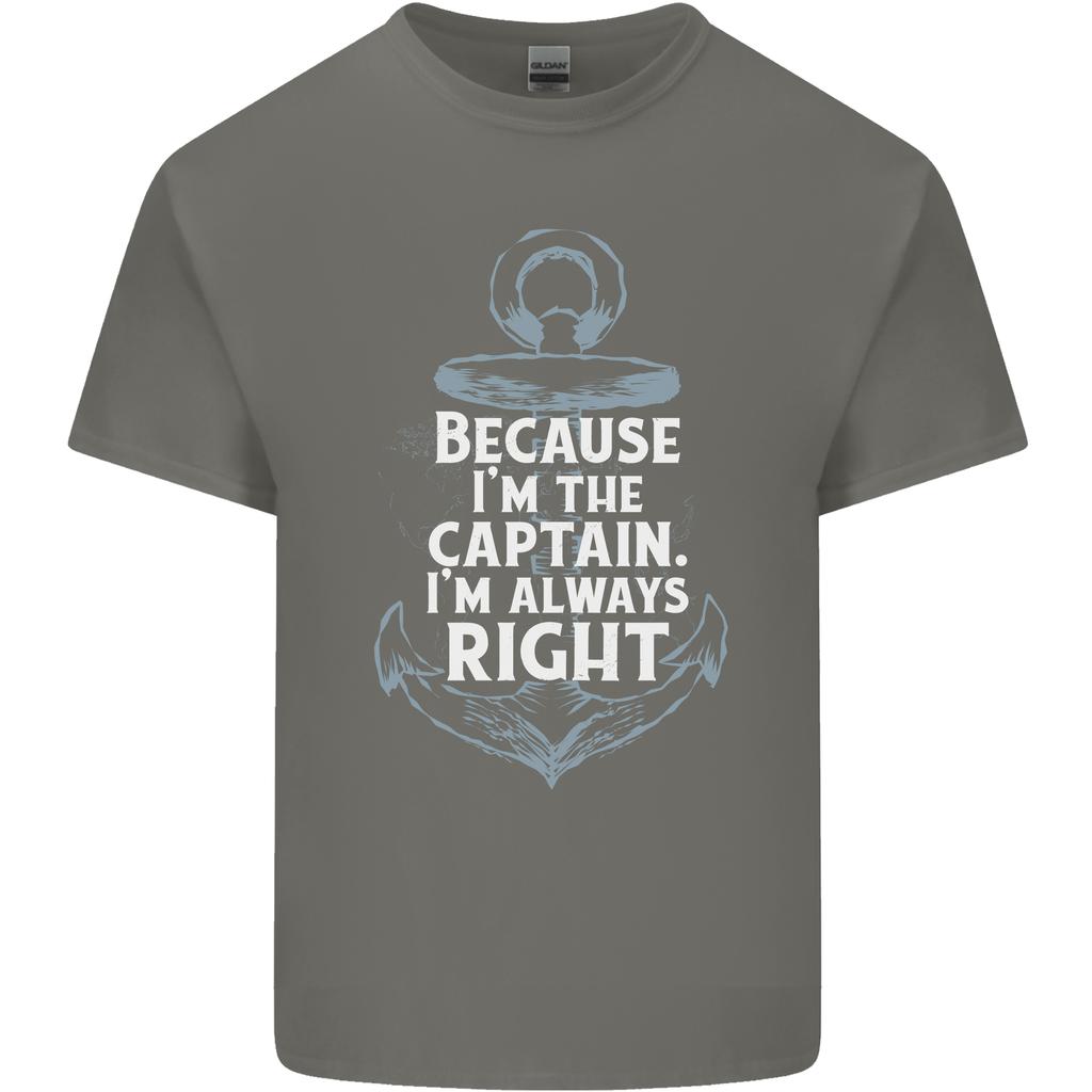 Sailing Captain Narrow Boat Barge Sailor Unisexs Light Cotton TShirt