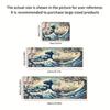 Retro Japanese Ukiyo-e Wave Design, Non-Slip And Dirt-Resistant Rug, For Kitchen, Entrance, Living Room Carpet Home Decor