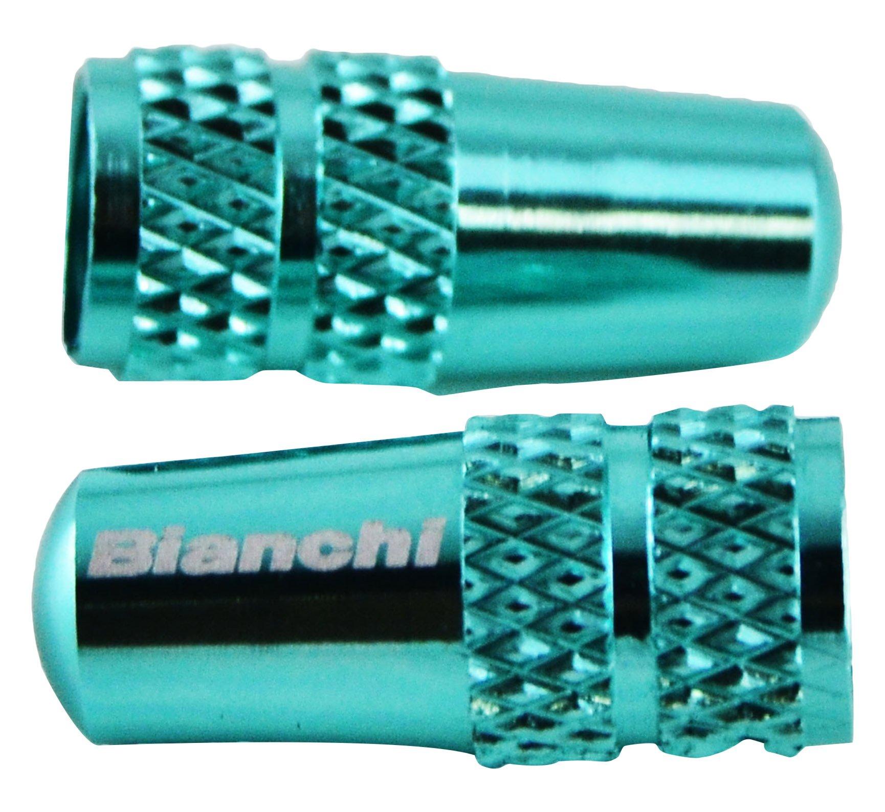 Bianchi Valve Cap Alloy Celeste JPPVCUEC Celeste
