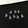 26 Alphabet Alloy Pendants for DIY Bracelets, Necklaces, Earrings & Charms
