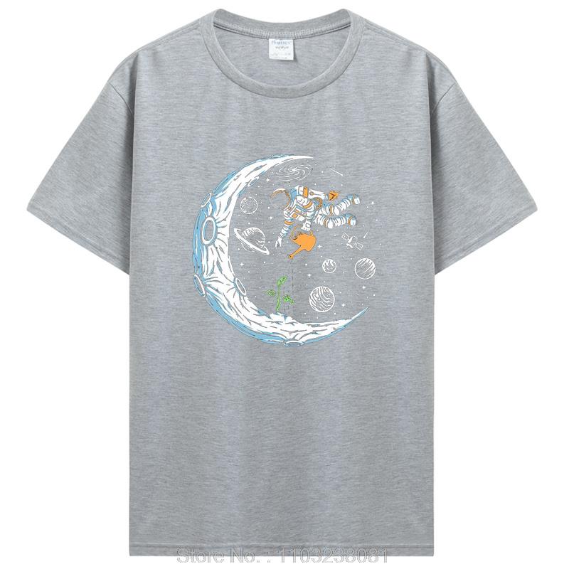 Unisexs Tshirt Cotton Casual Funny Astronaut Design Print Loose Oneck T Shirt For Unisex Short Sleeve Tshirt Hip Hop Tops Tees