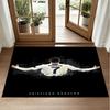 Cristiano Ronaldo Design Crystal Velvet Rug Soft Decorative Mat for Bedroom Entrance