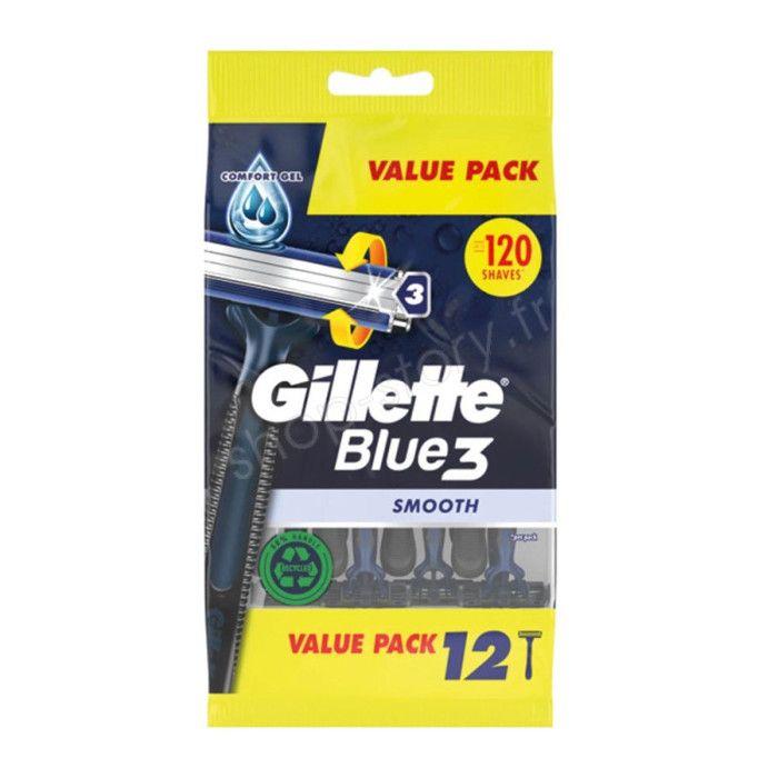 

Одноразові бритви - GILLETTE - Blue - 3 леза - Комфортний гель - Упаковка 12 шт.
