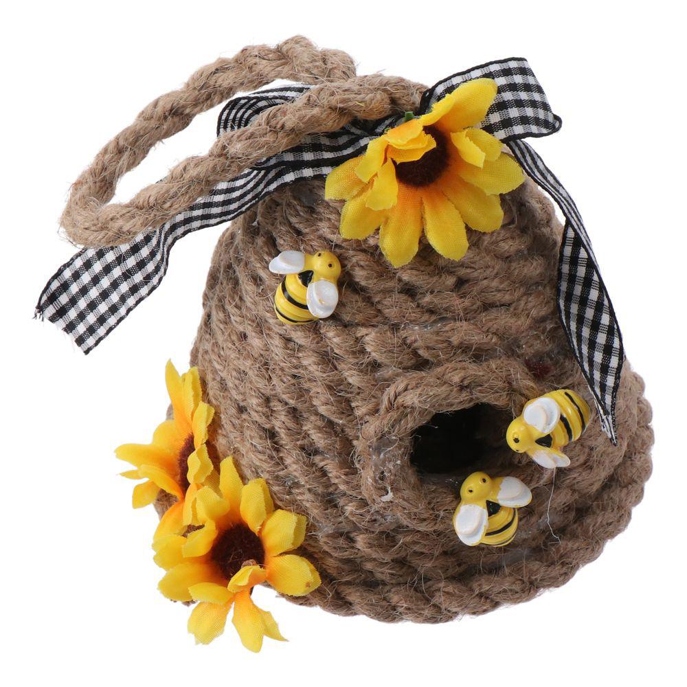 

3 шт. Соты Подсолнух Сотовые украшения Подсолнечник Плетеная пеньковая веревка Ремесленные изделия Банкет