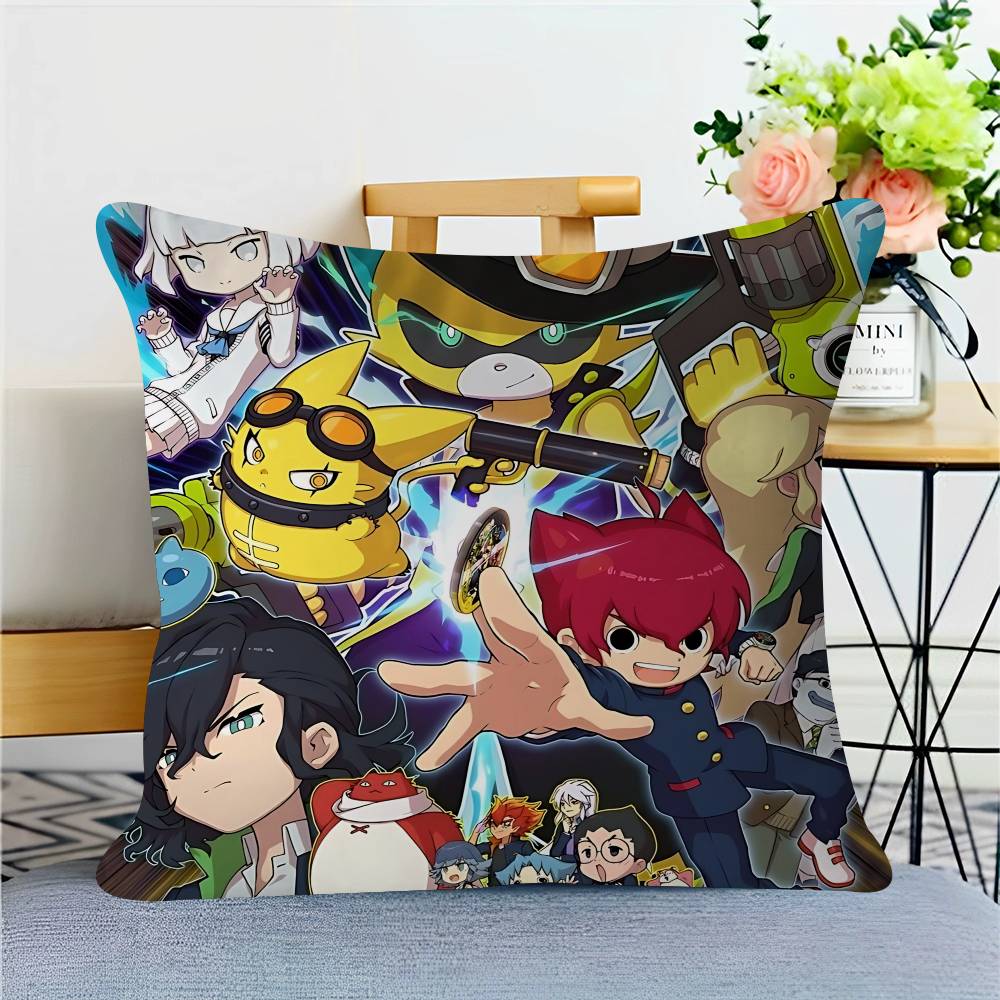 Game Yo-kai Watch Pillow Cover For Bedroom Room And Living Room Sofa Decorative Cushion Cover