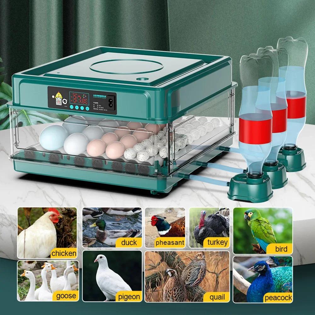 6/12 Farm Bird Quail Chicken Poultry Egg Incubator Fully Automatic Turning Hatching Brooder Farm Hatcher Turner Incubation Tool