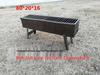 Heavy-Duty Old-Fashioned Charcoal Grill with Thickened Steel Plate for Outdoor Use