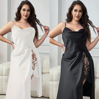 Plus Size Women's Loungewear Sexy Robe Casual Comfortable Nightwear