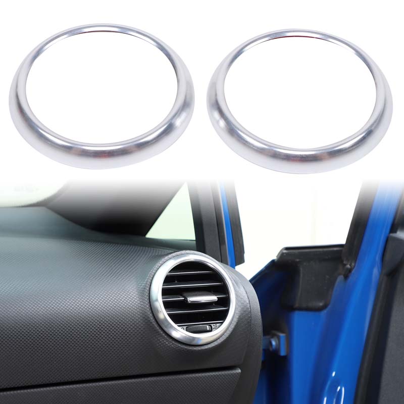 

Aluminum Alloy For SEAT Leon MK2 2008-2012 Car Center Control Side Air Outlet Decorative Ring Car Interior Accessories