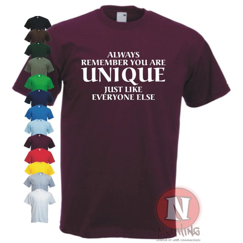 

Siempre Recuerda Que Eres Único Camiseta Divertida Como Todos Los Demás 3XL
