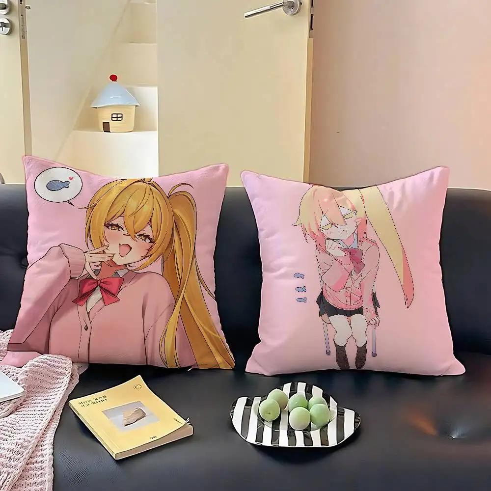 Cute AAkita Neru Kawaii Case Plush Fabric Soft Pillowcase Double Sided Print Cushion Cover Household Gifts