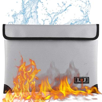 Brandwerend Kluis Documentenopslag Groot voor Huis Opbergtas, Koffer, Brandwerend, Explosiebestendig, Waterdicht, Hittebestendig (2093°C), Capaciteit, (Zilver)