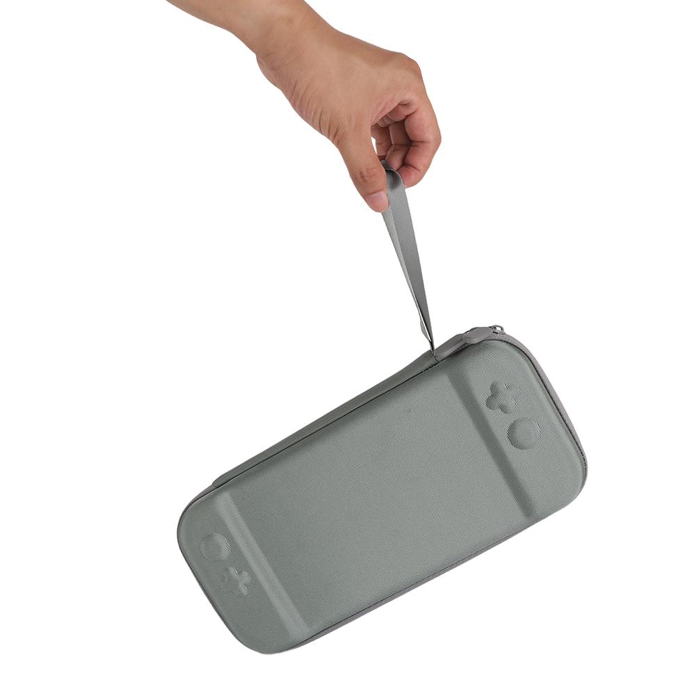 For NS2 Game Console Storage Bag with Game Card Slots Hard Shell Console Carry Bag Zipper Closure Travel Console Protect Handbag