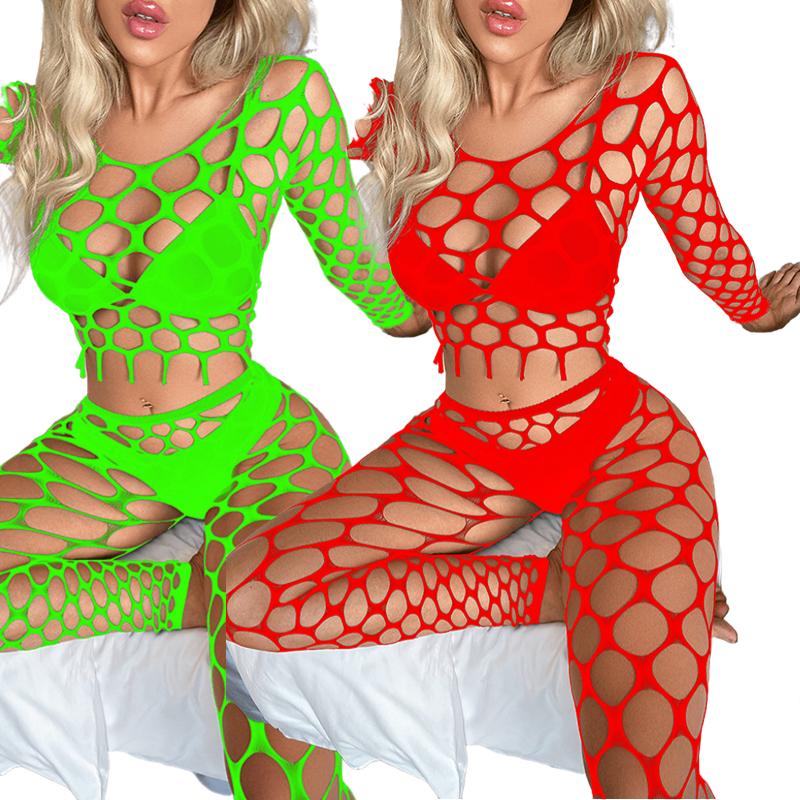 New Top with Pantyhose Sexy Lingerie Set Exotic Costumes Women Fishnet Teacher Uniform Sexy Nightgown Female Sleepwear Erotic