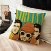 Band N-Nirvana Personalized picture text home decorative pillows Household Gifts 45x45cm