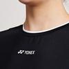 YONEX 245Tl004F Midnight Black Women'S Layered Style Crop Long Sleeve T-Shirt