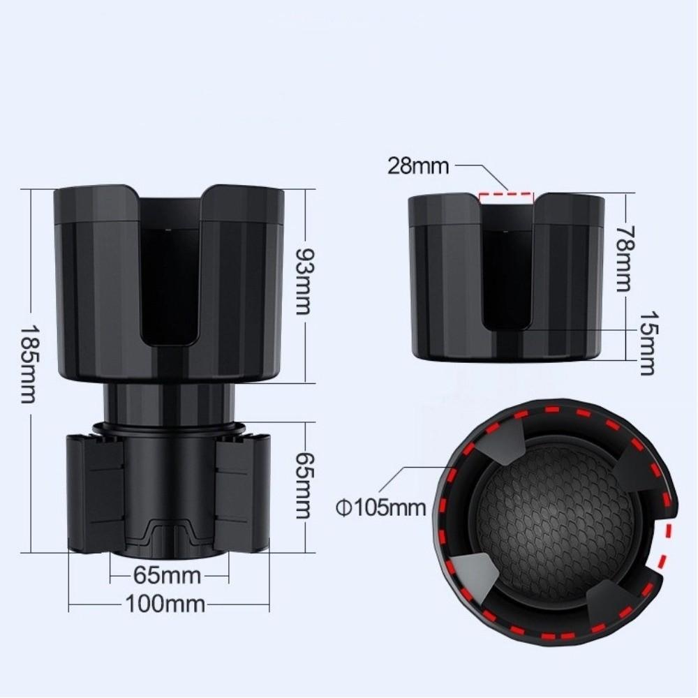 Stable with Adjustable Base Car Cup Holder Universal Non-slip Bottle Holder Interior Organizer Auto Drink Rack Stand Auto