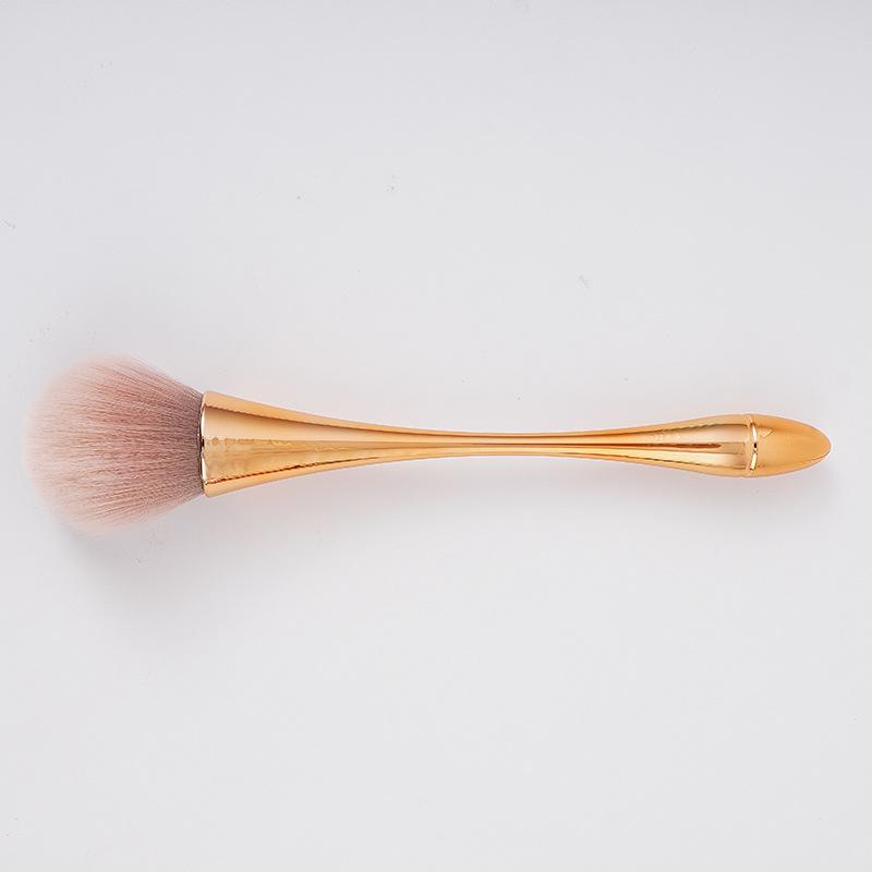Compact Multi-Color Soft Makeup Brush for Powder & Blush in High-Footed Cup Design
