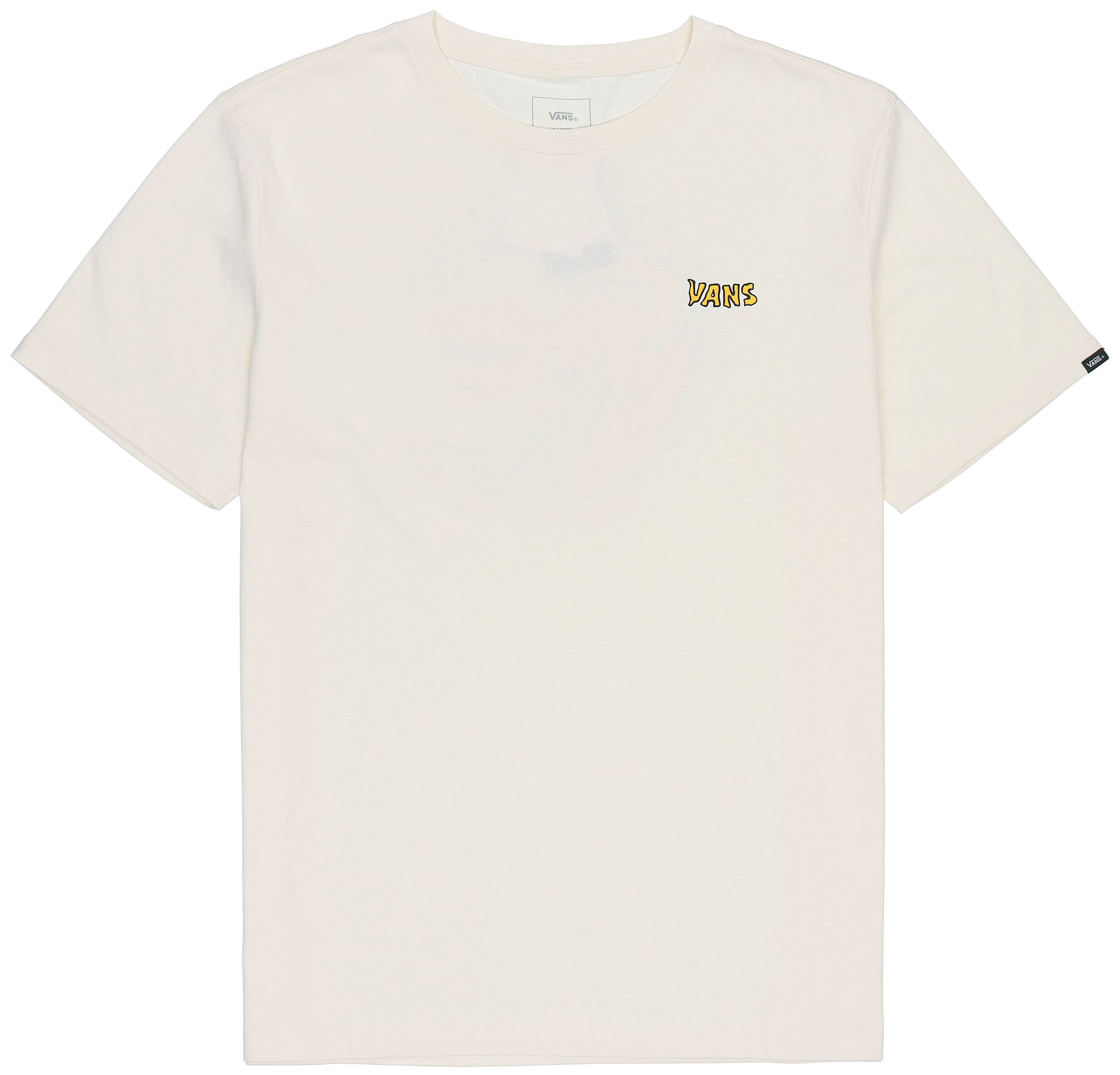 Мужские футболки Vans Экру Круглый вырез Умеренный прямой крой VN0A7PZF3KS XS