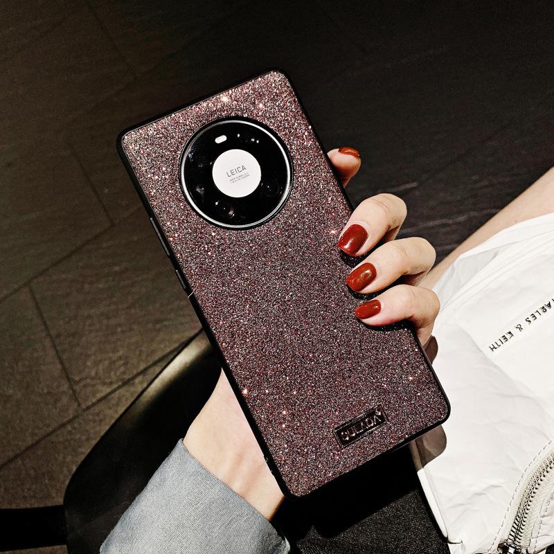 

This Is A Stylish Couple s Leather Case for The Huawei Mate60pro Phone, Featuring A Light Luxury M40 Anti-drop 50 Design Huawei Mate 30