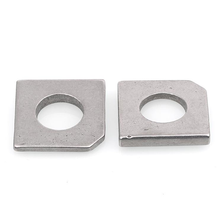 304 Stainless Steel Beveled Square Channel Washer Gasket (Sizes m6-m30)