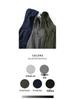 Unisex Heavyweight Carbon Brushed Fleece Hoodie - Warm, Loose Casual Wear for Autumn/Winter