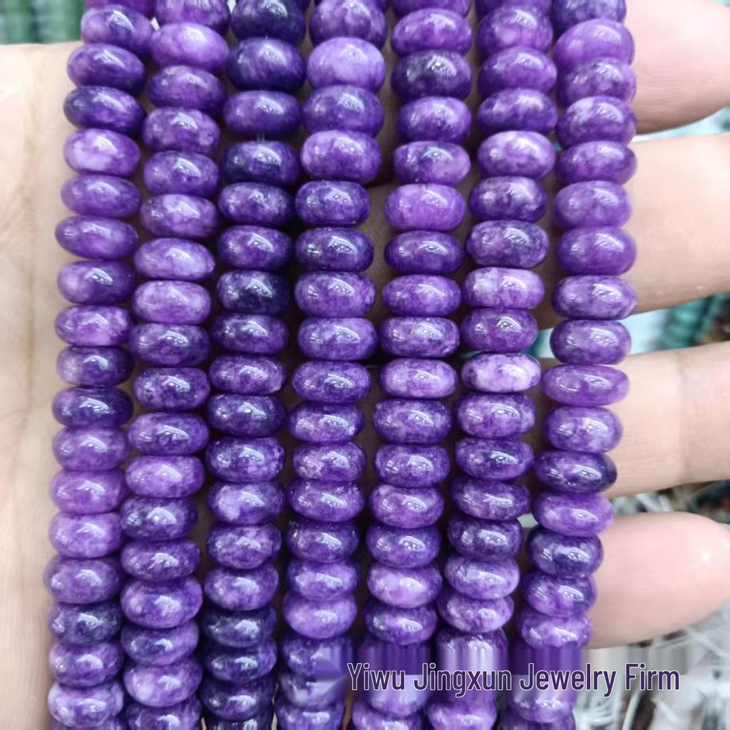 100 Natural Stone 5x8mm Abacus Beads for Jewelry Making – Bracelets & Necklaces