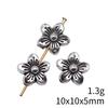 Bead Material Jewelry & Accessories Flower Small Hole Beads Spacer Accessories Parts Beads Jewelry Making Findings For Diy