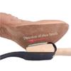 With Protector Cover Suede Sole Wire Shoe Brush Wooden Dance Shoes Cleaning Brush  Household