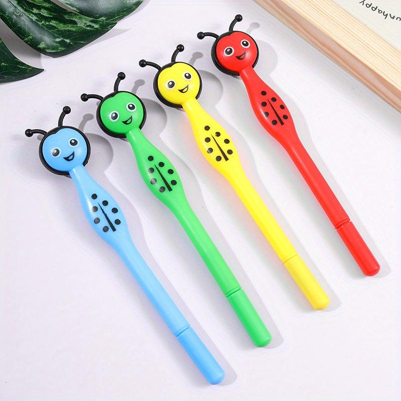 

10 шт. 0,5 мм мягкая клеевая ручка в форме цветной божьей коровки нейтральная ручка для творчества ручка для подписи растений цветная ручка офисные принадлежности Random colors 10pcs