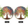Acrylic Multicolor Tree of Life Suncatcher, Stained Glass Effect Window Hanging Ornament for Nature & Tree Lover Gifts