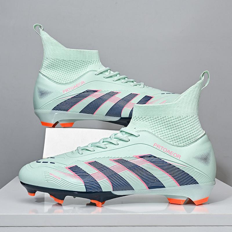 

High-Top Football Shoes, Sports Shoes, Spike Competition, Boys And Girls, Students, Children S Broken Nail Training Shoes 45