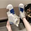 New Sandals for Women's Summer Retro Versatile Mesh Hollow Breathable Headband Thick Sole Casual Outwear High Top Sandals