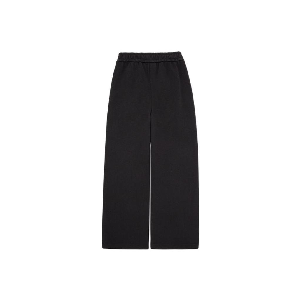 MLB New York Yankees FW25 Solid Color Loose Fit Sports Wide Leg Comfortable Slimming Casual Pants Women Bottoms 3FPTB1054-50BKS