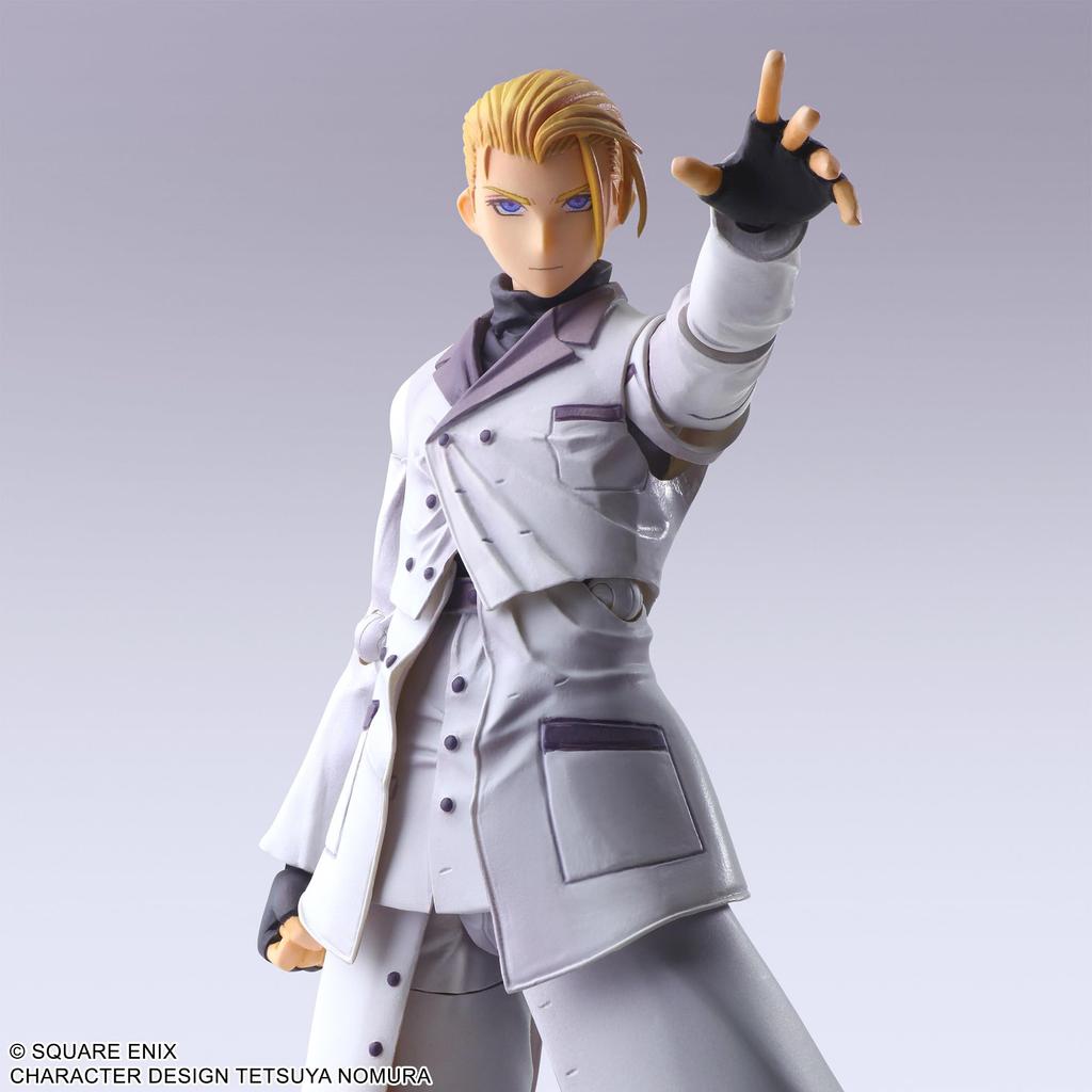 Final Fantasy VII Bring Arts PVC Painted Movable Figure <Rufus Shinra>