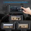 Waterproof Motorcycle Camera Recorder Touch Screen WiFi Dual 1080P Full HD Motor DVR Dash Cam Black GPS Box