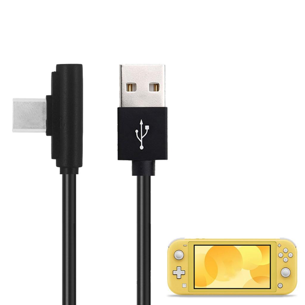 Usb Charging Cable Type-c 90 Degree Elbow Charger Power Cable Compatible For Switch Game Console Mobile Phone