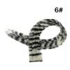 Colorful Hair Accessories Leopard Print Wig Heat Resistant Fiber Feather Hair Extension Piece