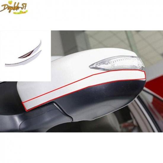 Chrome Rearview Side Mirror Strip Molding Cover Trim For Nissan Sentra 2013-