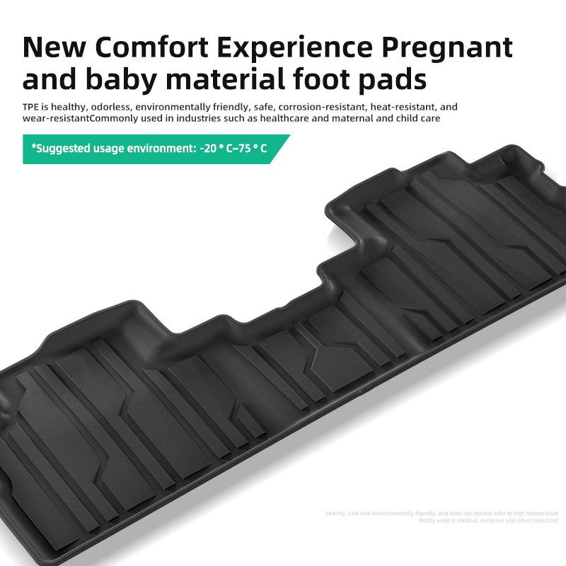 Compatible with 25 Mitsubishi Destinator floor and trunk mats, TPE material.