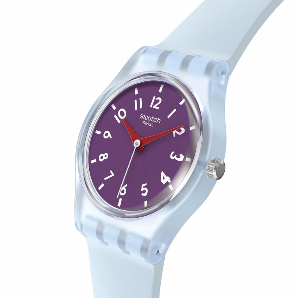 Swatch POWDER PLUM LL126 Blue Women's Watch,