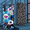 Sunflower Painting M-Murakami Pattern Phone Case For Samsung Galaxy S26 S25 S24 S23 S22 S21 Plus Ultra Note20 Soft Black