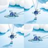 Cosmic Star Moon Necklace With Cartoon Design For Women And Men
